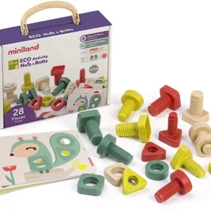 Miniland - Activity Eco Nuts & Bolts