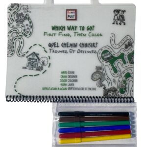 Which Way to Go - Mini coloring mat set Which