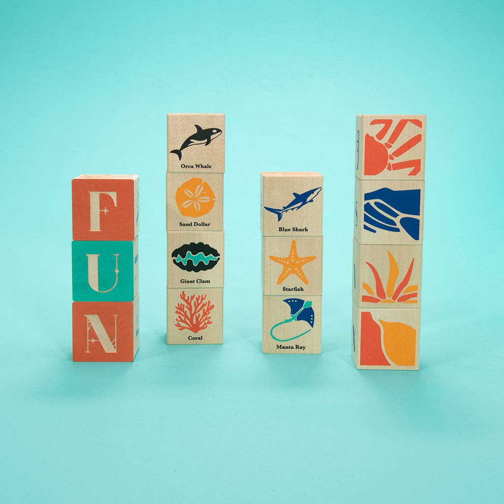 Toys, Games and puzzles Uncle Goose Ocean Blocks