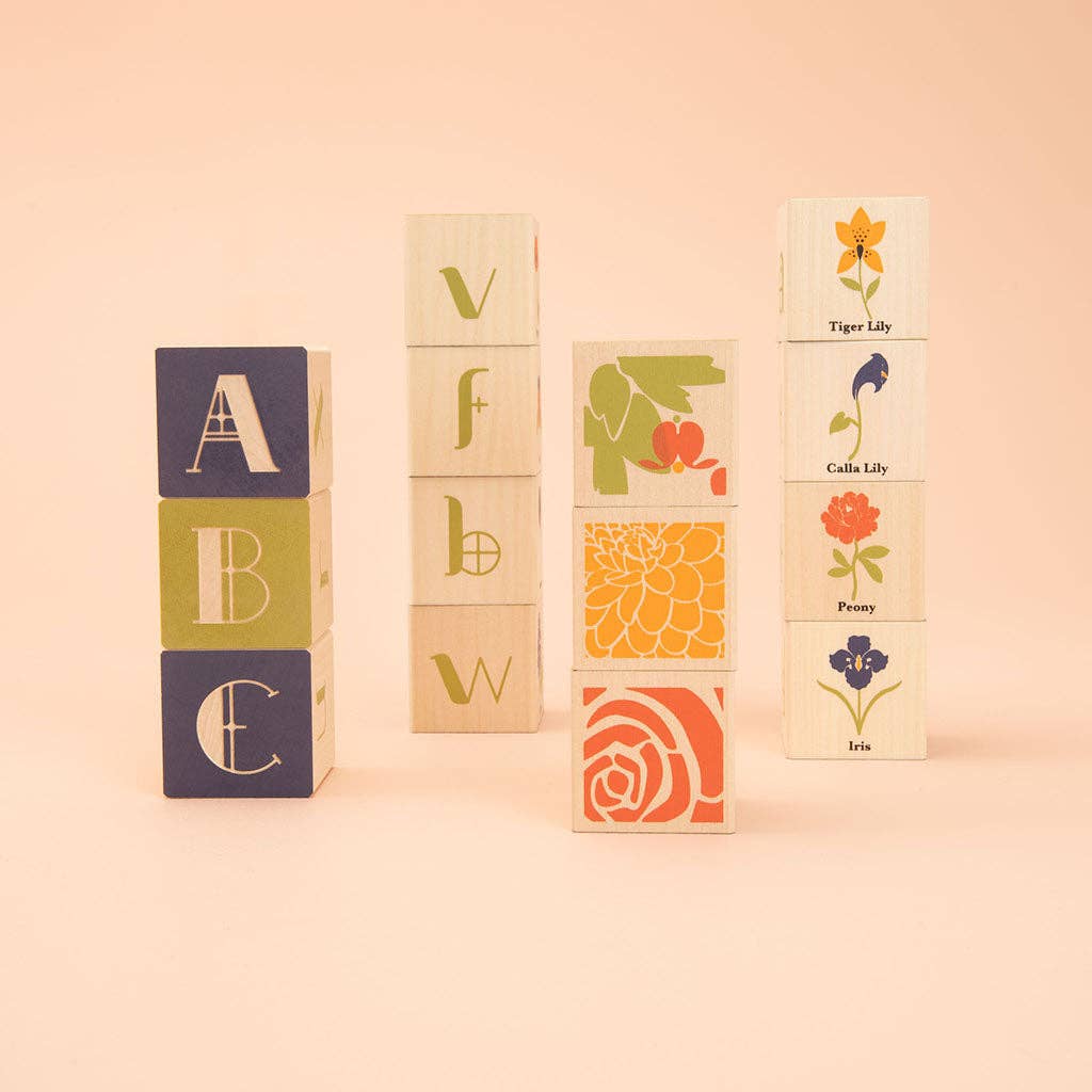 Toys, Games and puzzles Uncle Goose Flower Blocks
