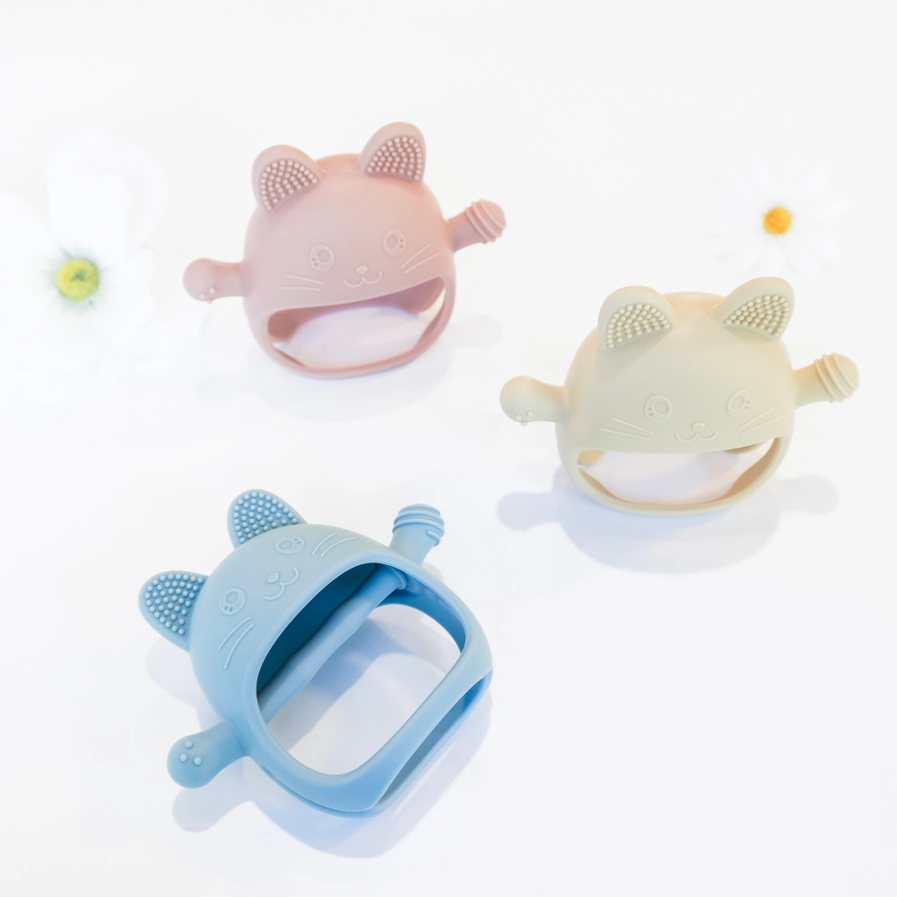 5c934023b333fe71426d5d18abd03e3dfed29f952a701bd06658681bc456e64c Baby Bliss Cat Teething Mit - Image 4