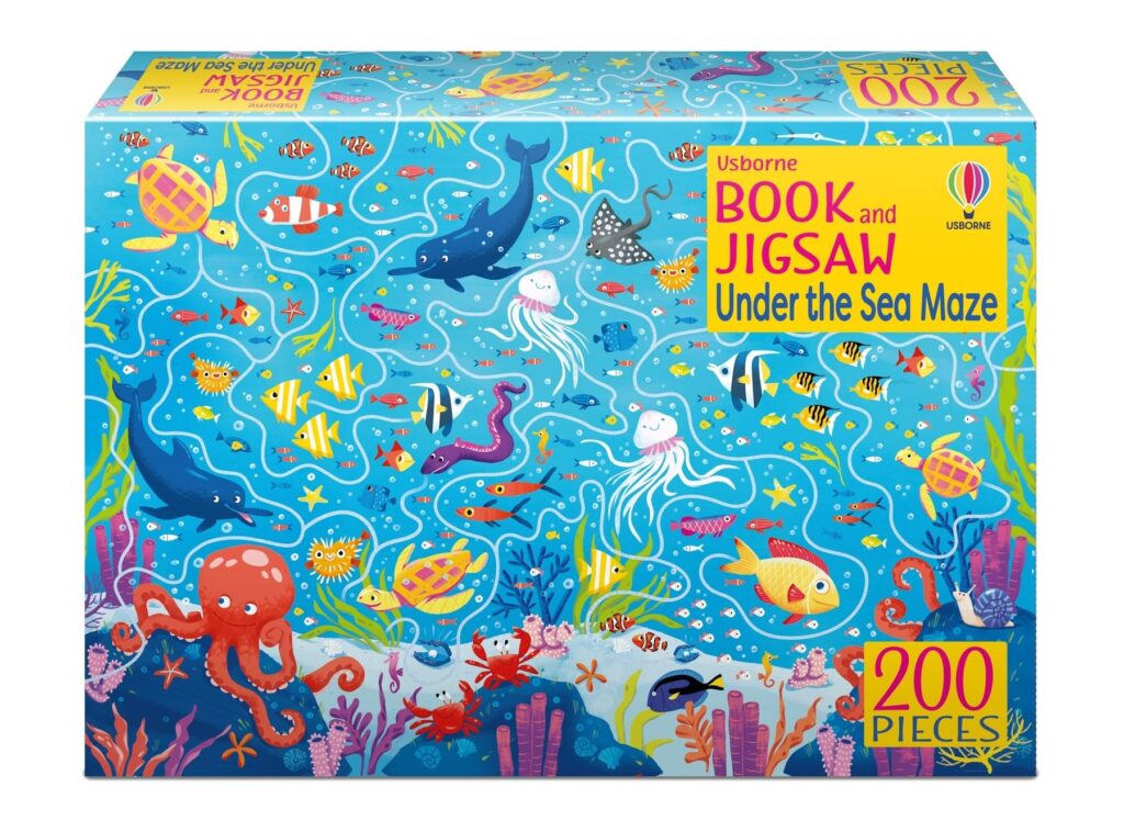 All Books Usborne's Book and Jigsaw: Under the Sea Maze
