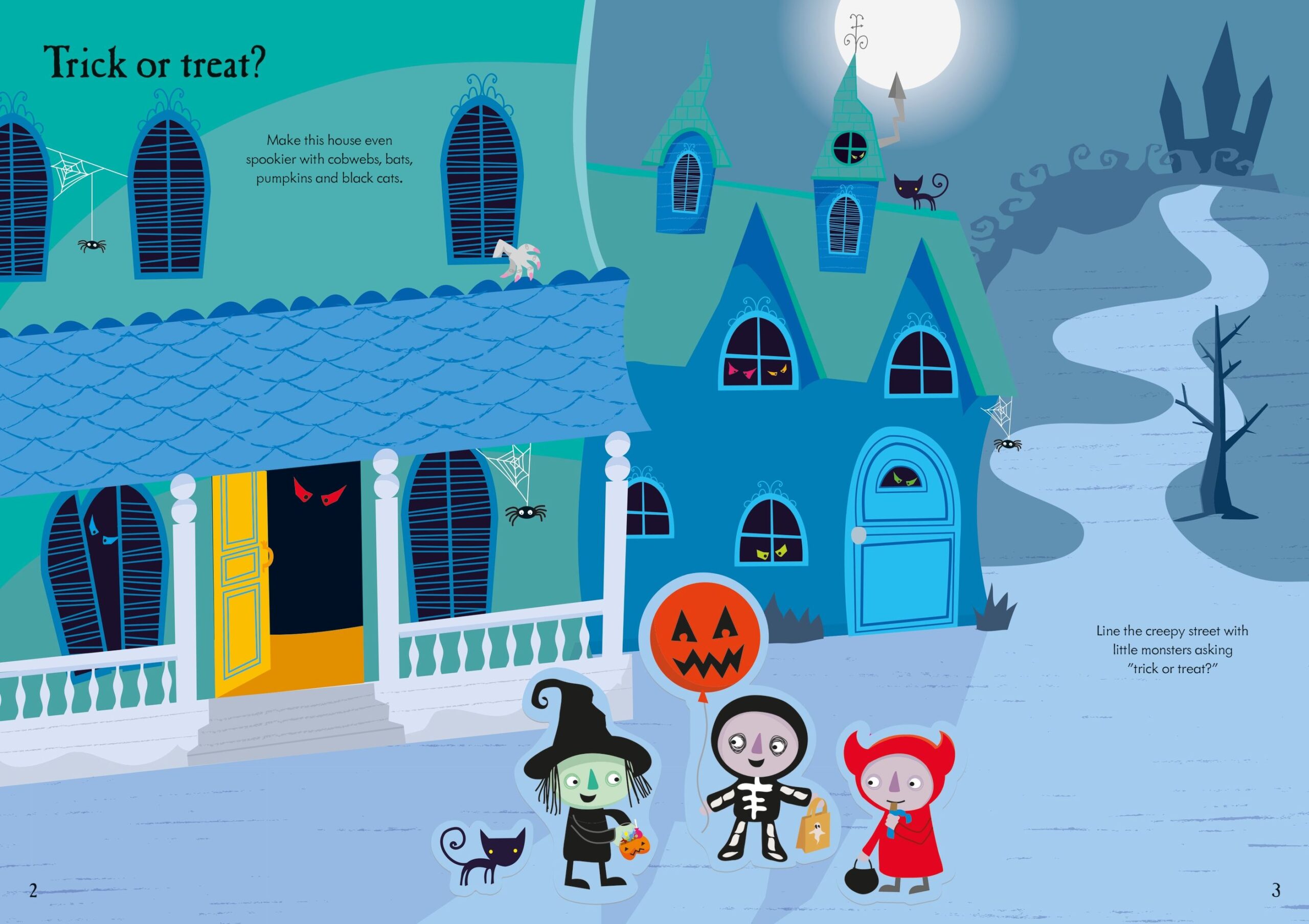 9781805075172_spread_image Little First Stickers Halloween - Image 2