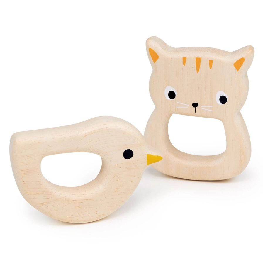 bec0fce95a453ed79f7a788a24c5c3dd062ce100d9d0bb1b28272aa8ba8ca5a0 Mentari: Bird & Kitten Teethers - Image 2