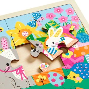Spring Friends: 12 Piece Wooden Puzzle