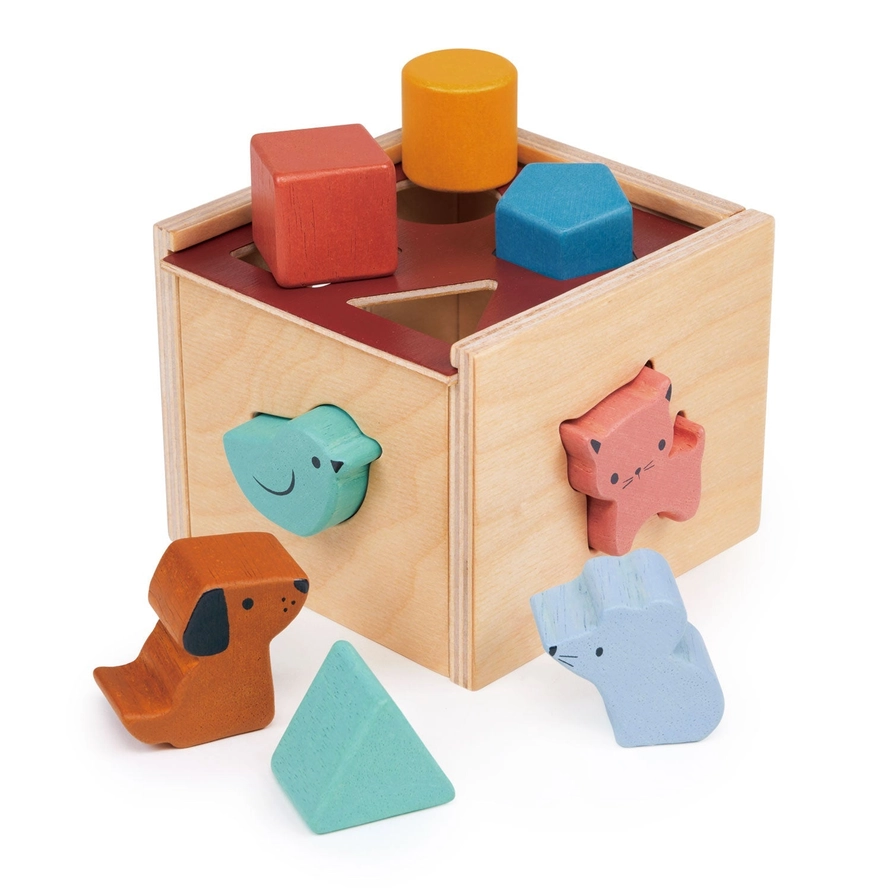 d2d896fcdbc3650024ea512422ff7d21aeeaa270303be1c4a6728958f5a486f2 (1) Mentari Toys- Bambino Shape Sorting Cube - Image 2